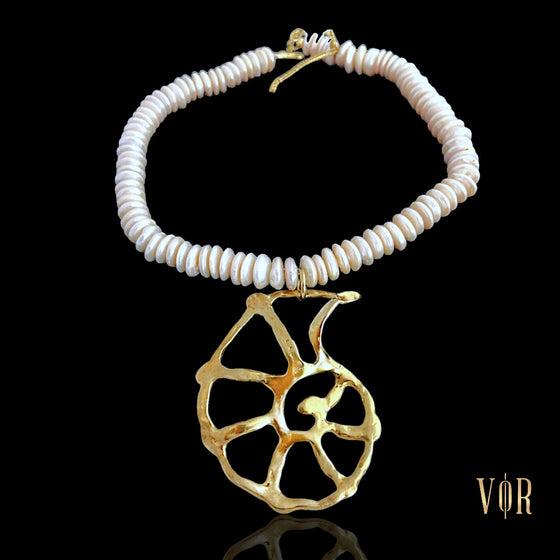NAUTILUS PEARL NECKLACE-LIMITED EDITION