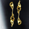 TWIST STICK GOLDEN EARRINGS-BACK IN STOCK