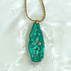 FLUID EMERALD DROP PENDANT