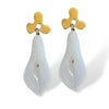 WHITE LILLIES EARRINGS-ONLINE EXCLUSIVE-LIMITED EDITION
